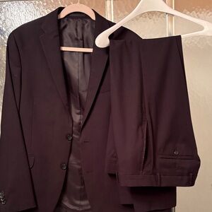 Men's blackTwo-Piece Suit Blazer & Trousers